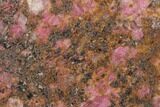 Polished Cobaltoan Calcite Slab - Congo #95008-1